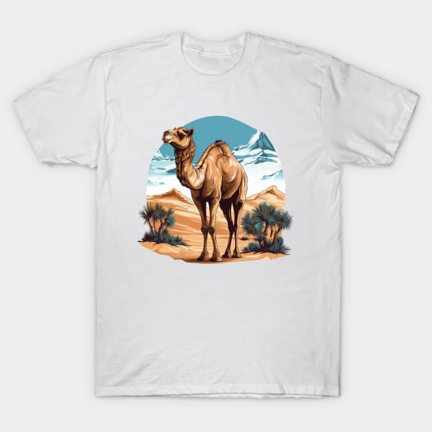 Desert Camel T-Shirt by zooleisurelife